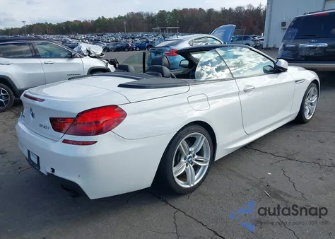 2013 BMW 650I xDrive z USA, uszkodzony, nr VIN WBAYP1C55DDX00992
